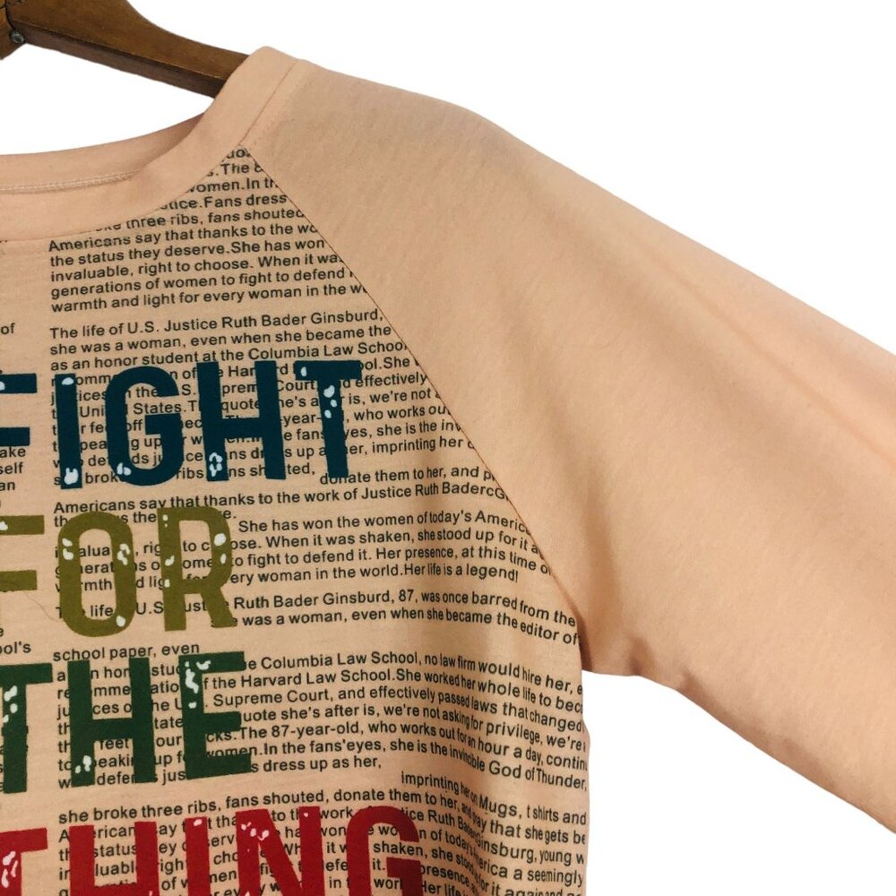 Ruth Bader Ginsburg Rbg Women's Graphic Tee Sz Me… - image 4